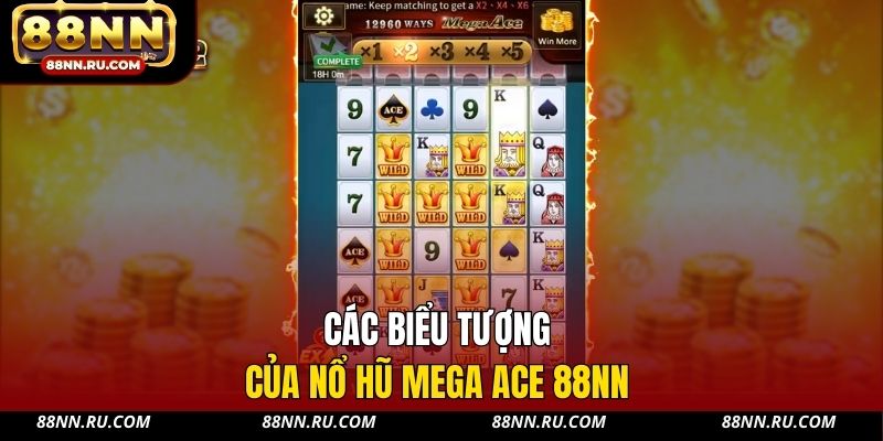 Các biểu tượng của nổ hũ Mega Ace 88NN
